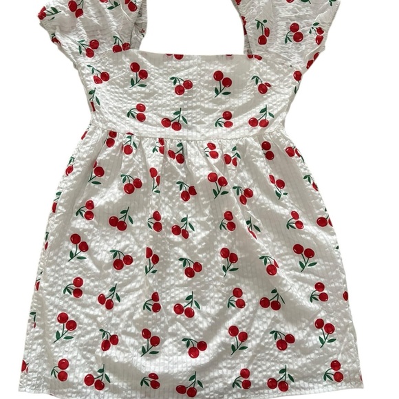 ONE DAY AT A TIME CHERRY PRINT MINI DRESS - Picture 8 of 12